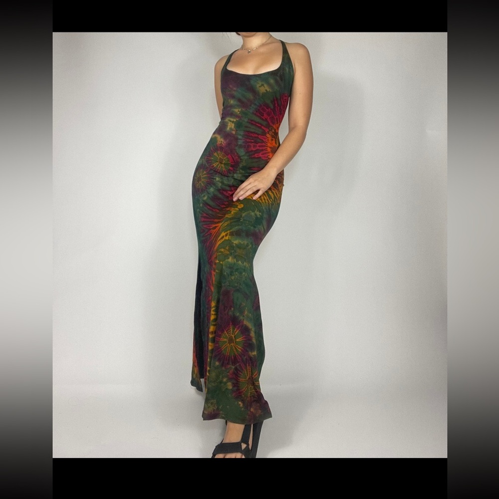 Tie-Dye Maxi Dress